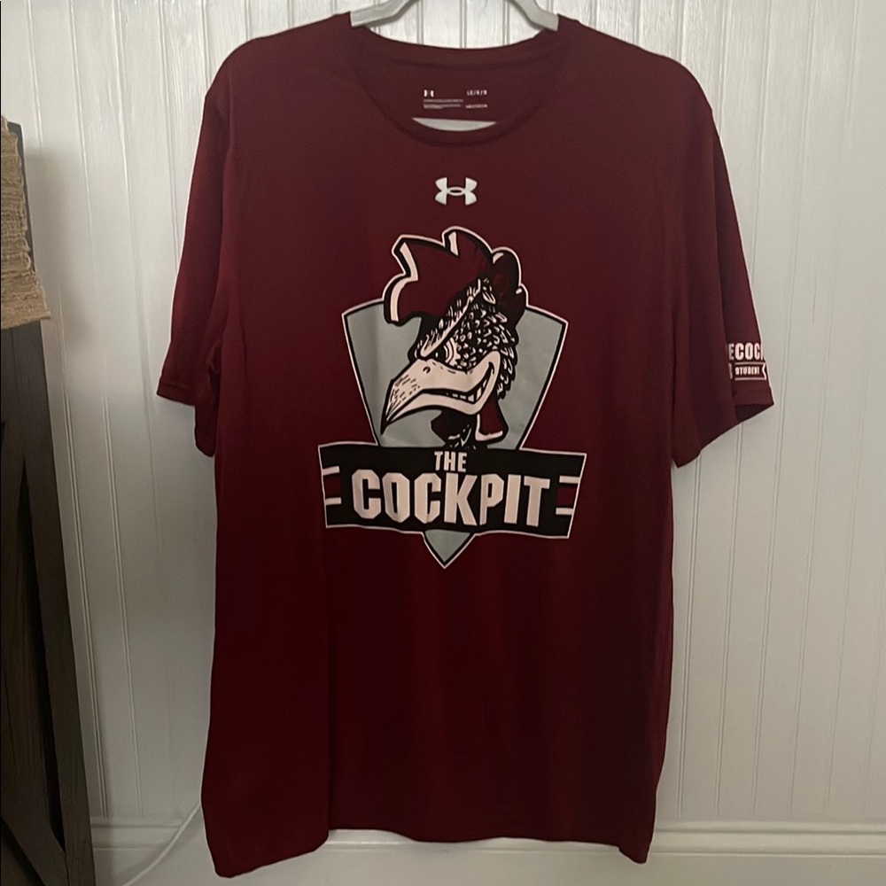 University of South Carolina Cockpit Under Armour Garnet Short Sleeve Tee